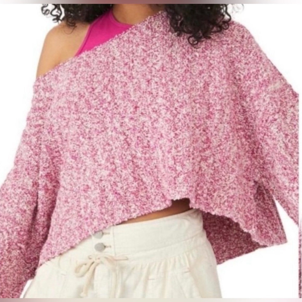 FREE PEOPLE GOOD DAY SLOUCHY PULLOVER SWEATER